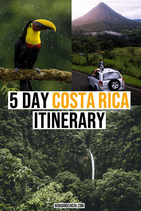 costa rica tours packages 5 days